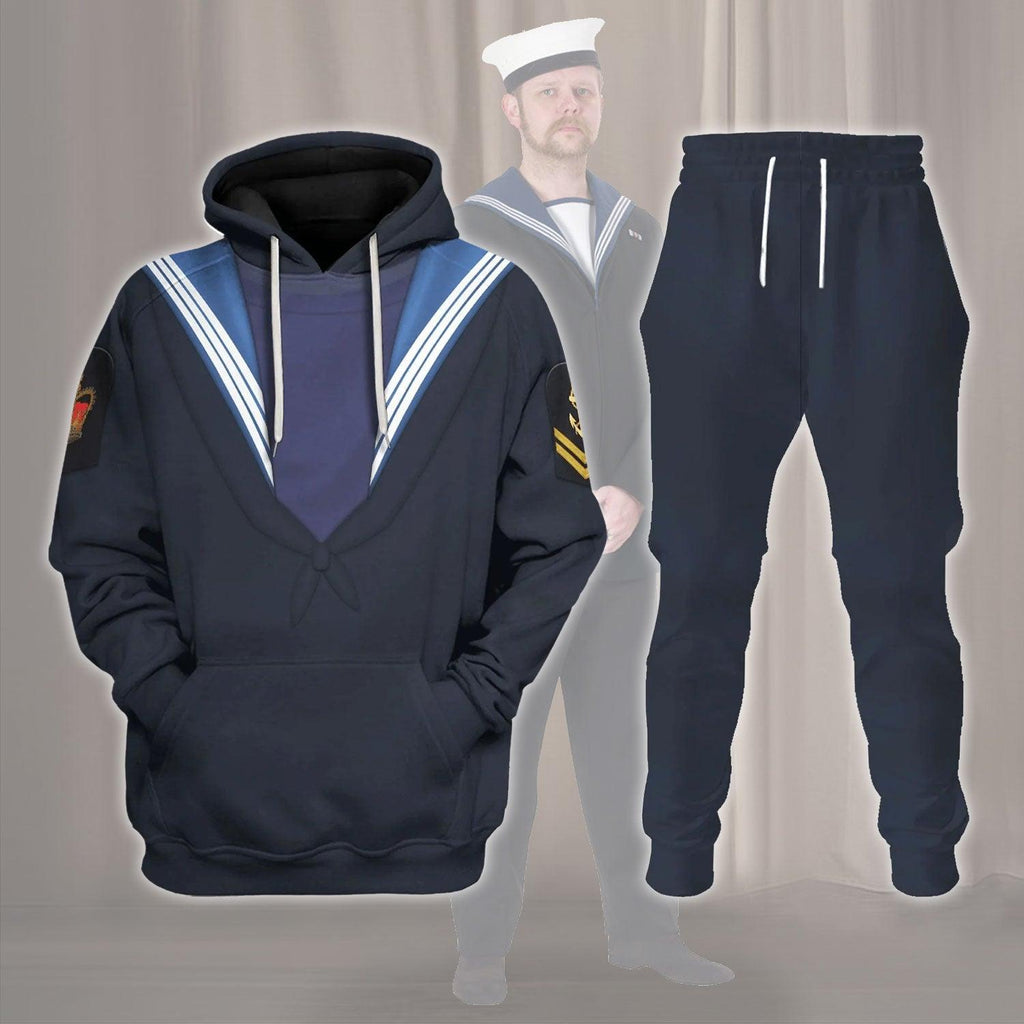  CustomsPig WWII Royal Navy - Ratings Costume Hoodie Sweatshirt T-Shirt Tracksuit -  CustomsPig.com