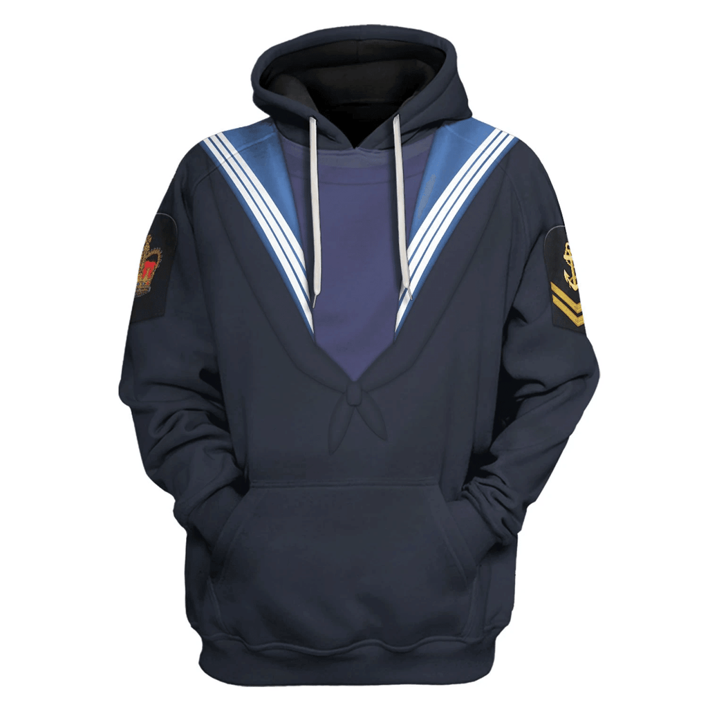  CustomsPig WWII Royal Navy - Ratings Costume Hoodie Sweatshirt T-Shirt Tracksuit -  CustomsPig.com