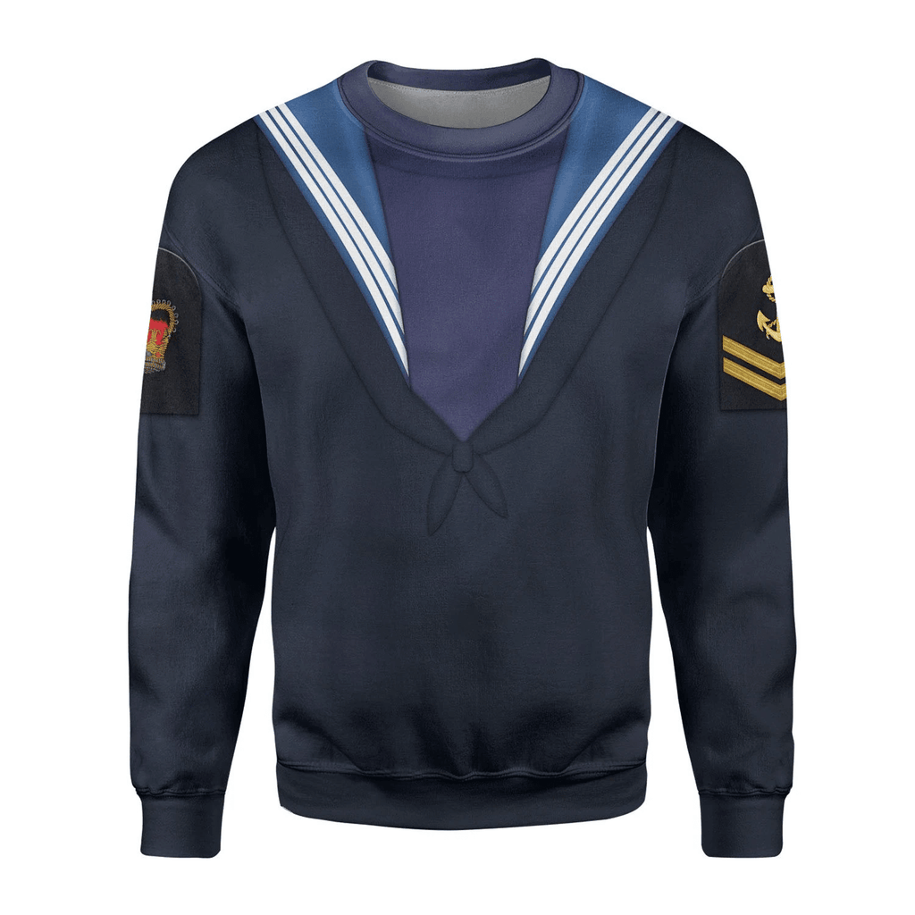  CustomsPig WWII Royal Navy - Ratings Costume Hoodie Sweatshirt T-Shirt Tracksuit -  CustomsPig.com