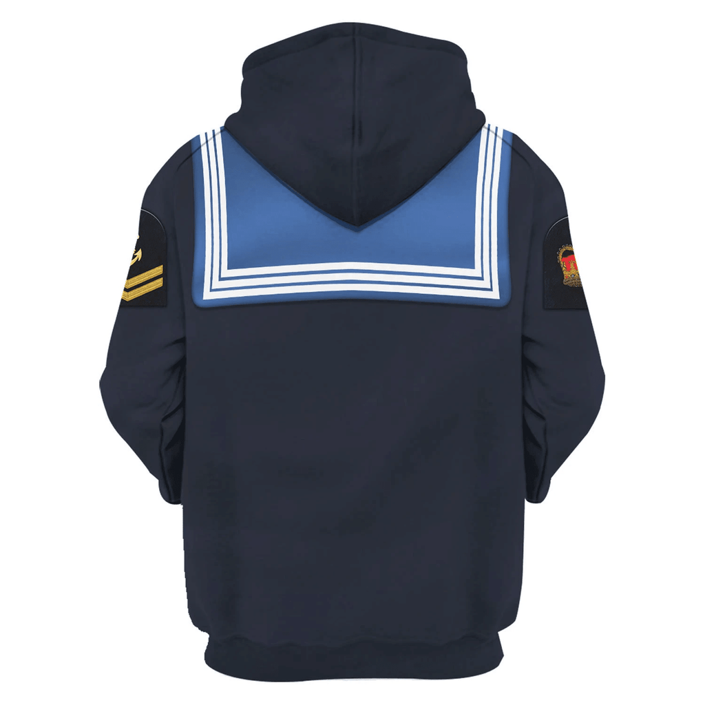  CustomsPig WWII Royal Navy - Ratings Costume Hoodie Sweatshirt T-Shirt Tracksuit -  CustomsPig.com