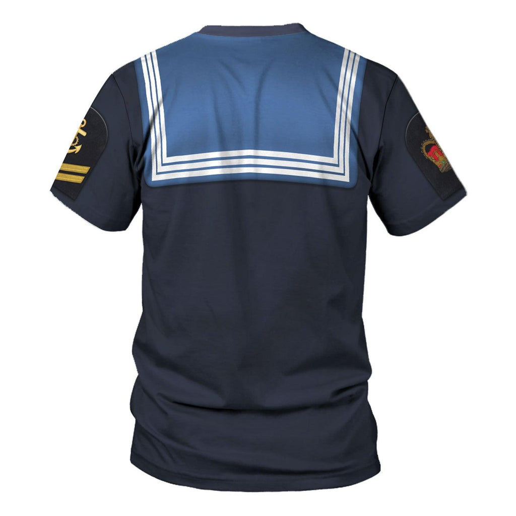  CustomsPig WWII Royal Navy - Ratings Costume Hoodie Sweatshirt T-Shirt Tracksuit -  CustomsPig.com