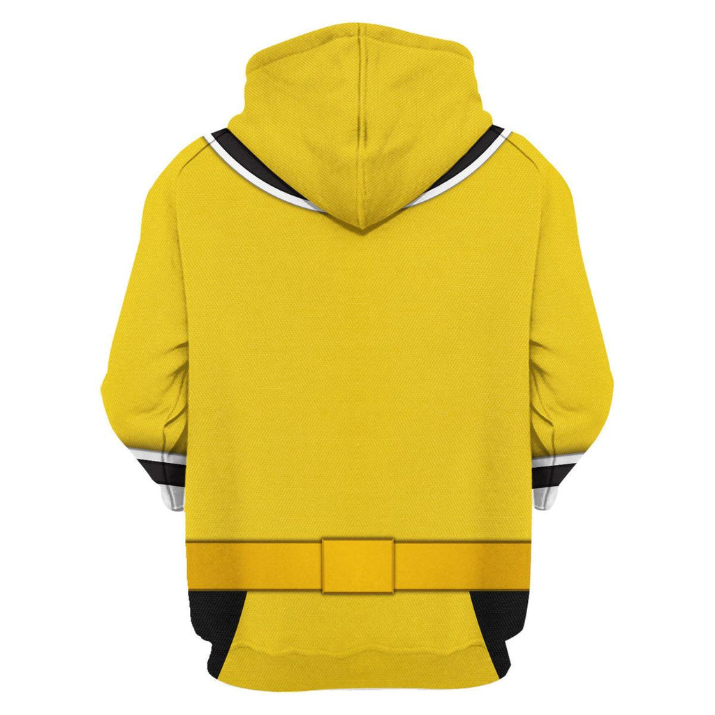 CustomsPig Yellow Power Rangers Samurai Hoodies Sweatshirt T-shirt Hawaiian Tracksuit - DucG