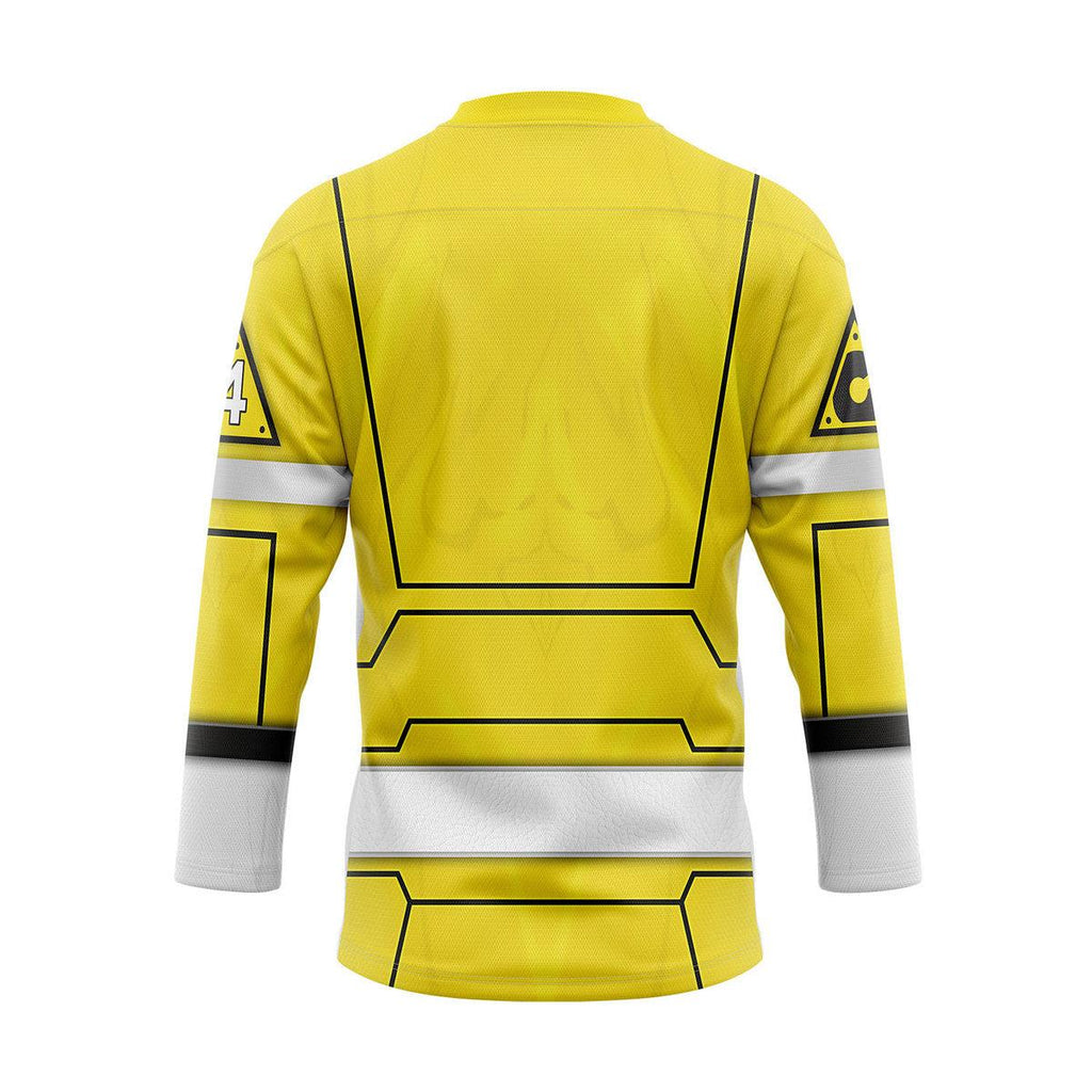  CustomsPig Yellow Power Rangers Turbo Hockey Jersey -  CustomsPig.com