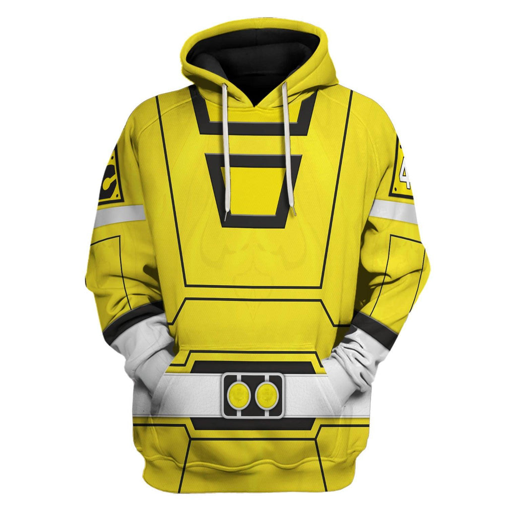  CustomsPig Yellow Power Rangers Turbo Hoodies Sweatshirt T-shirt Hawaiian Tracksuit -  CustomsPig.com