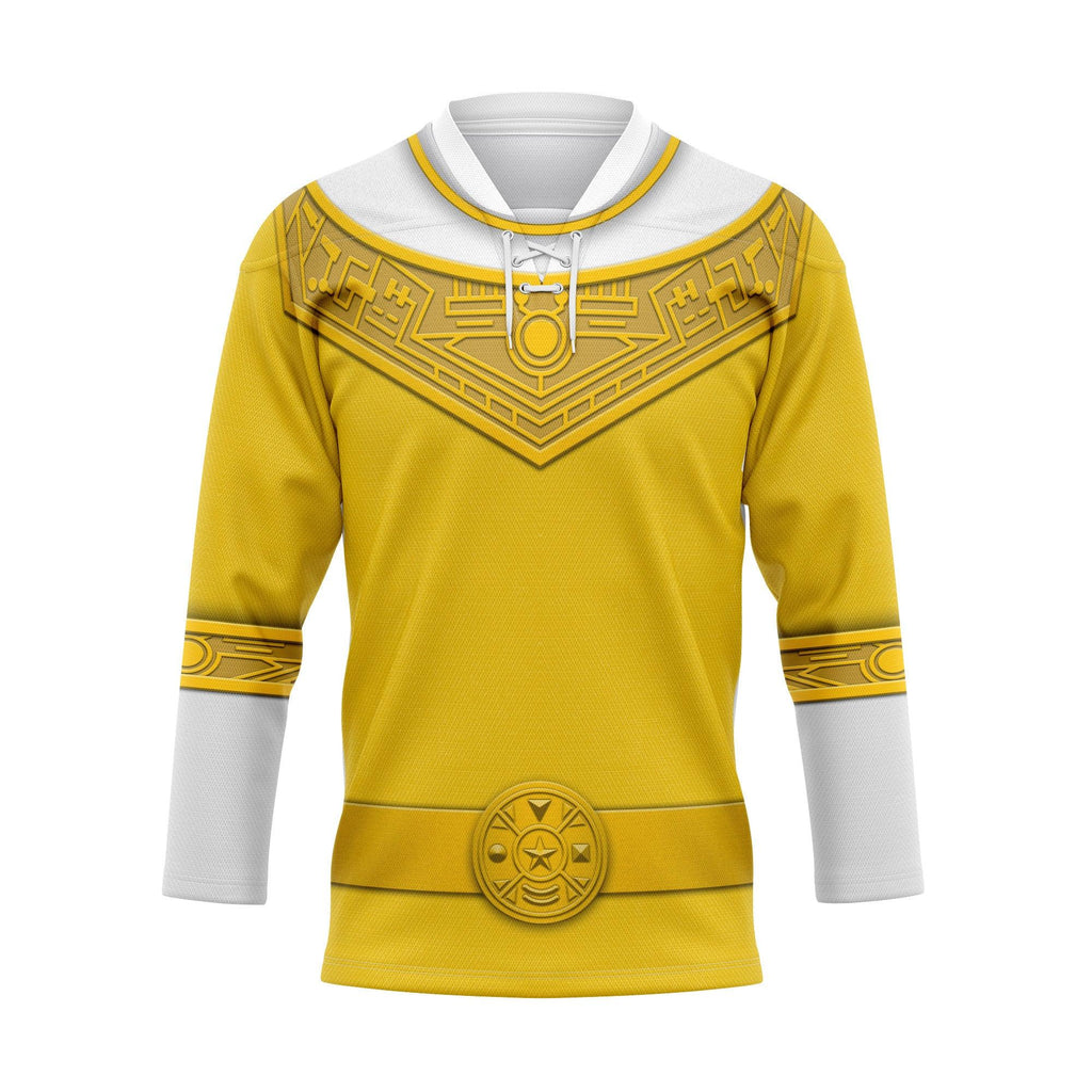  CustomsPig Yellow Power Rangers Zeo Hockey Jersey -  CustomsPig.com