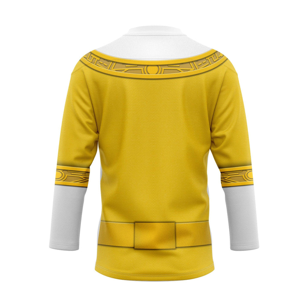  CustomsPig Yellow Power Rangers Zeo Hockey Jersey -  CustomsPig.com