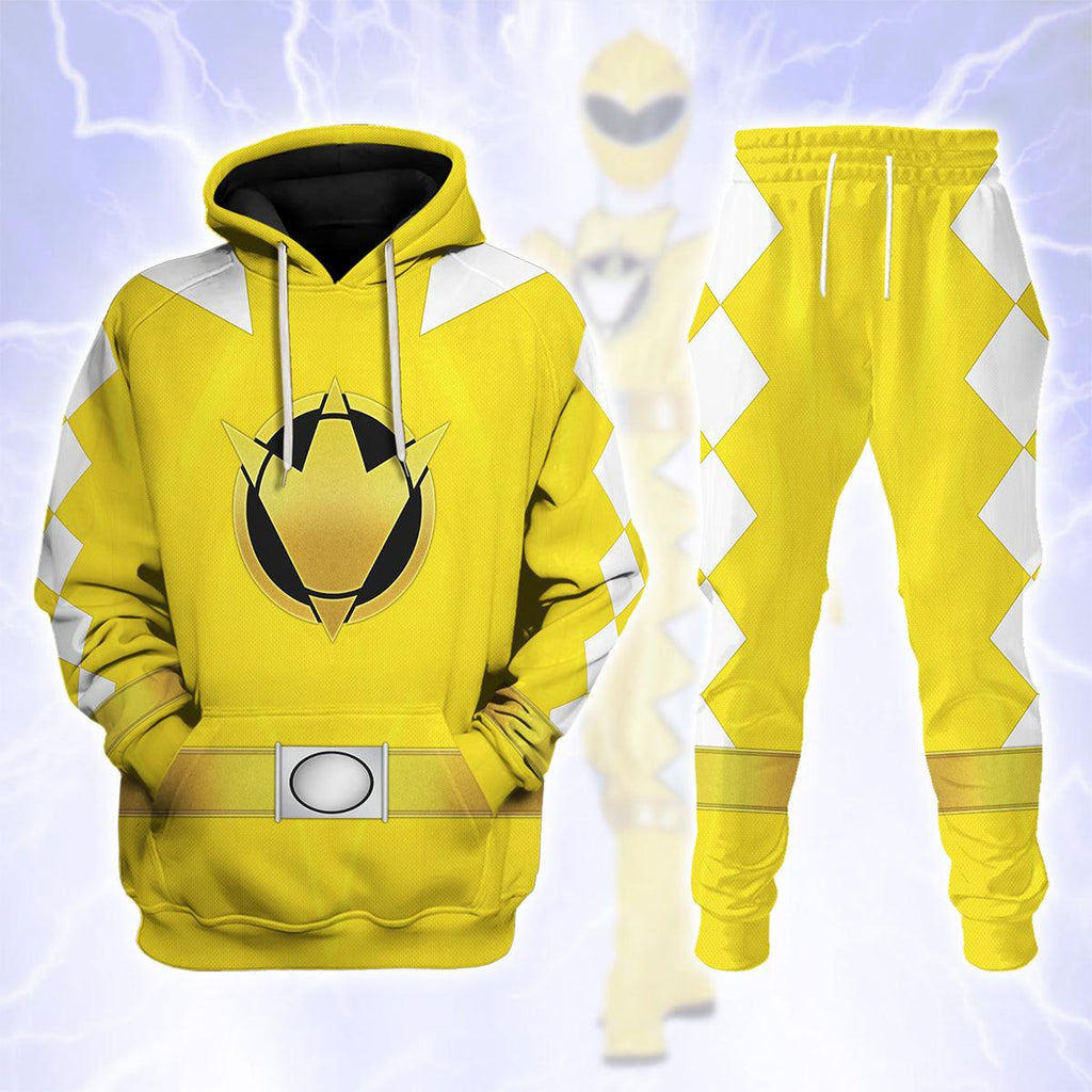 CustomsPig Yellow Ranger Dino Thunder Hoodies Sweatshirt T-shirt Hawaiian Sweatpants - CustomsPig.com