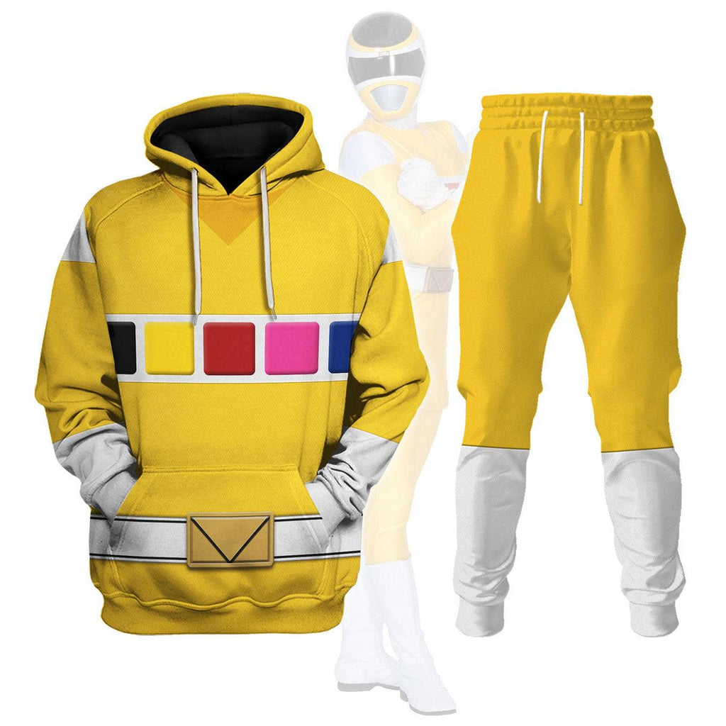 CustomsPig Yellow Space Ranger Hoodies Sweatshirt T-shirt Hawaiian Tracksuit - CustomsPig.com