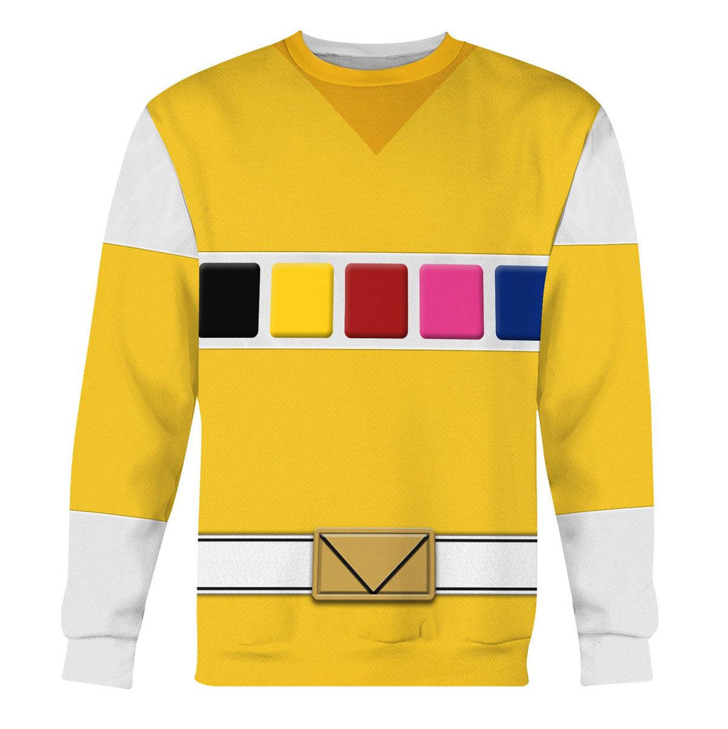 CustomsPig Yellow Space Ranger Hoodies Sweatshirt T-shirt Hawaiian Tracksuit - CustomsPig.com