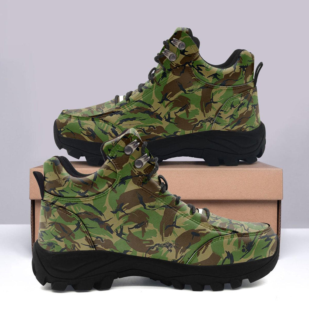 CustomsPigs Bristish Disruptive Pattern (DPM) Material British Armed Forces Hiking Shoes - CustomsPig