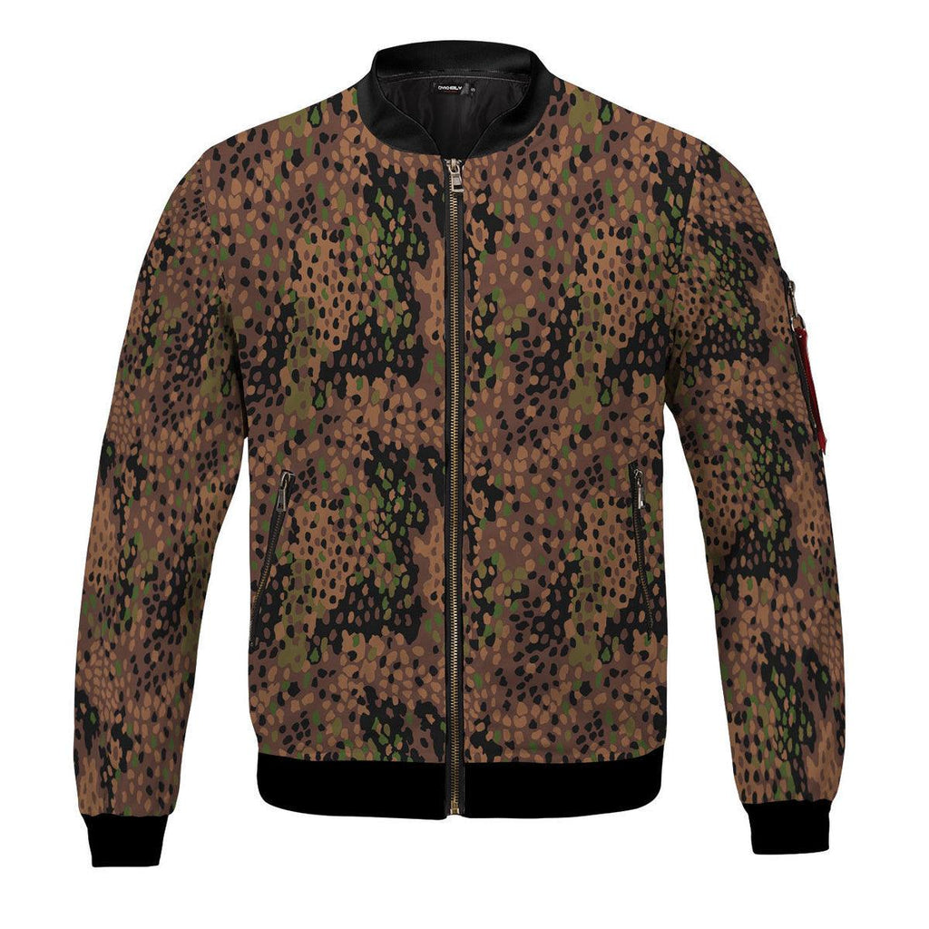 German World War 2 (WWII) Erbsenmuster pattern Pea Dot Camo Bomber Jacket - CustomsPig