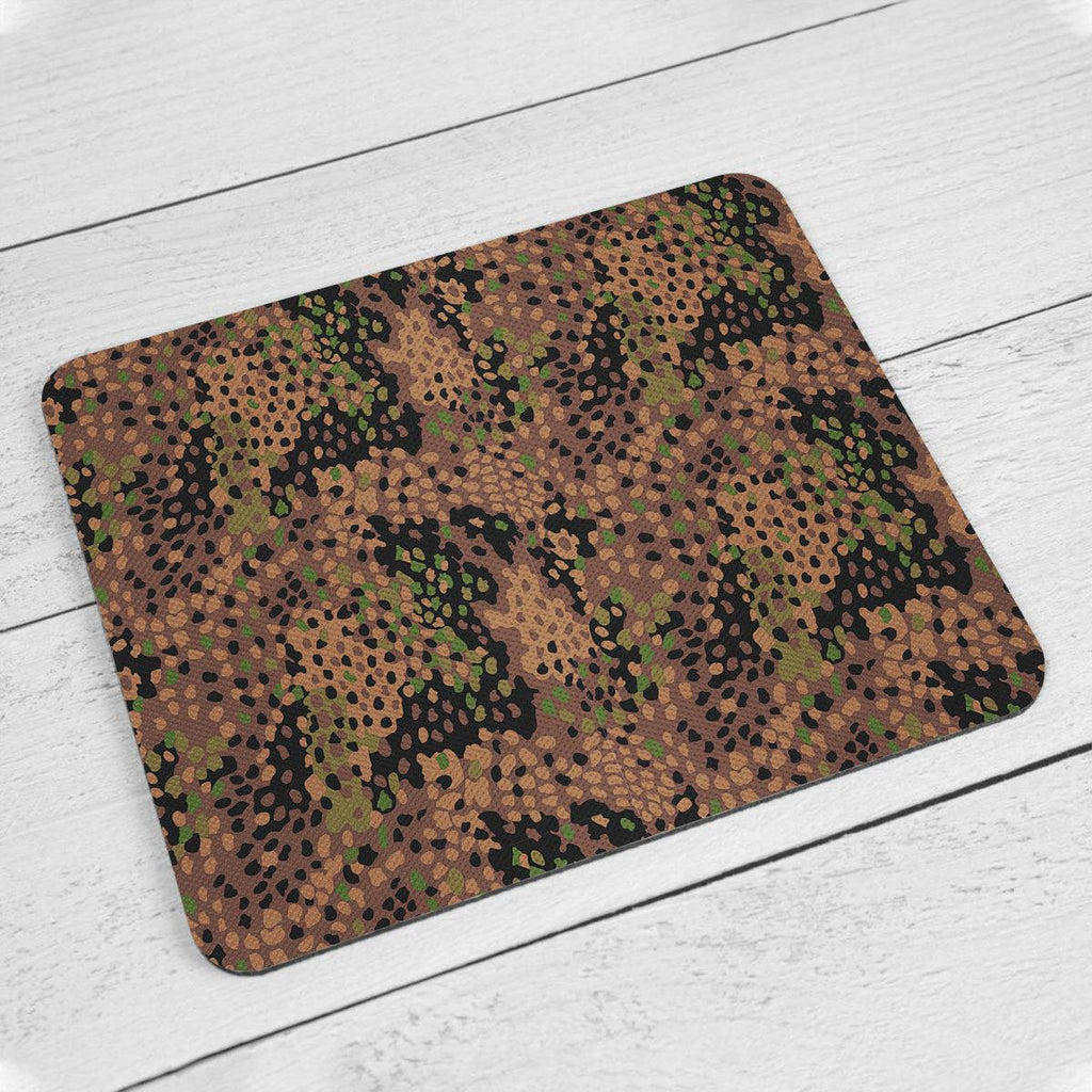 German World War 2 (WWII) Erbsenmuster pattern Pea Dot Camo
 MousePad - CustomsPig