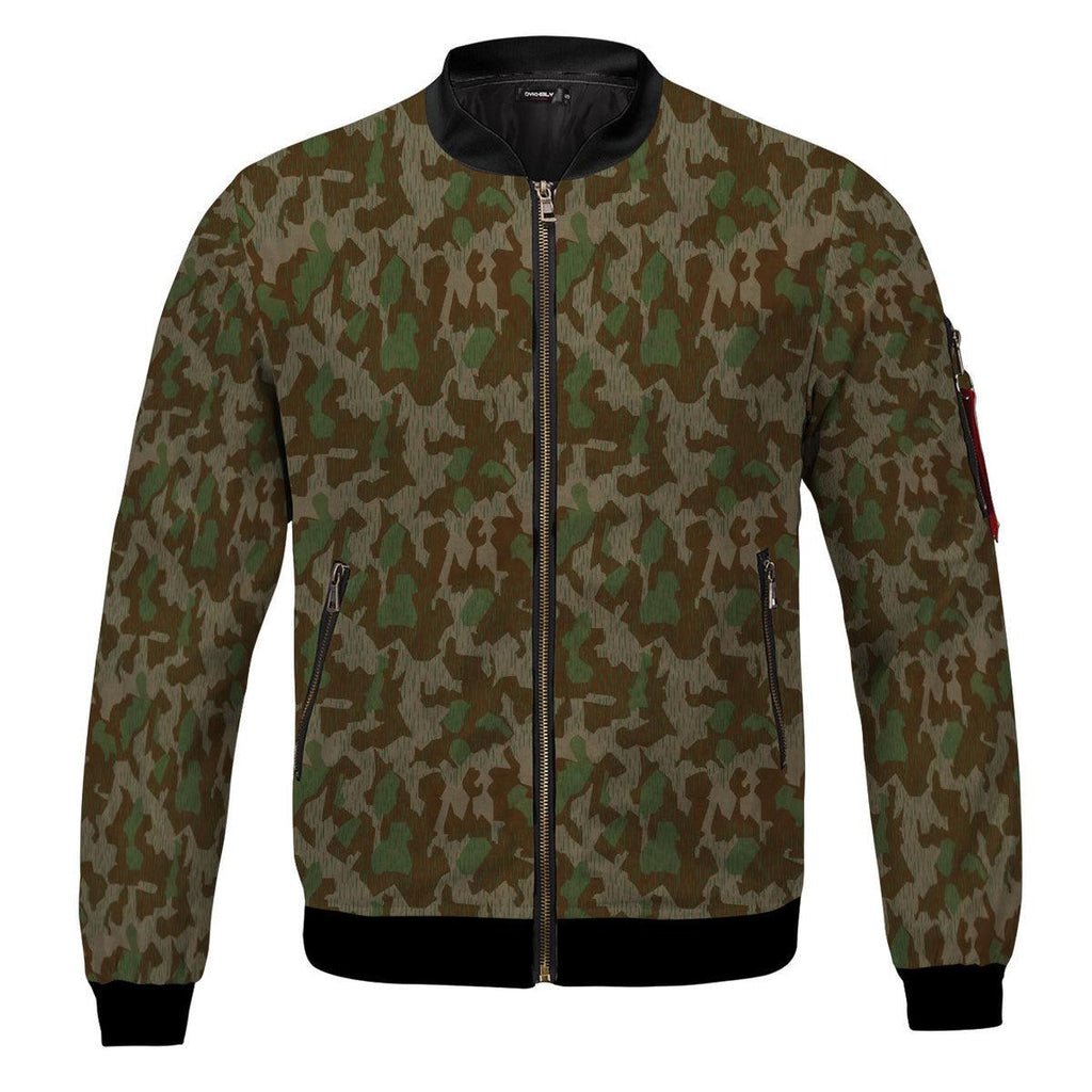 German WWII Nazi Wermacht Luftwaffe waffen ss Bomber Jacket - CustomsPig