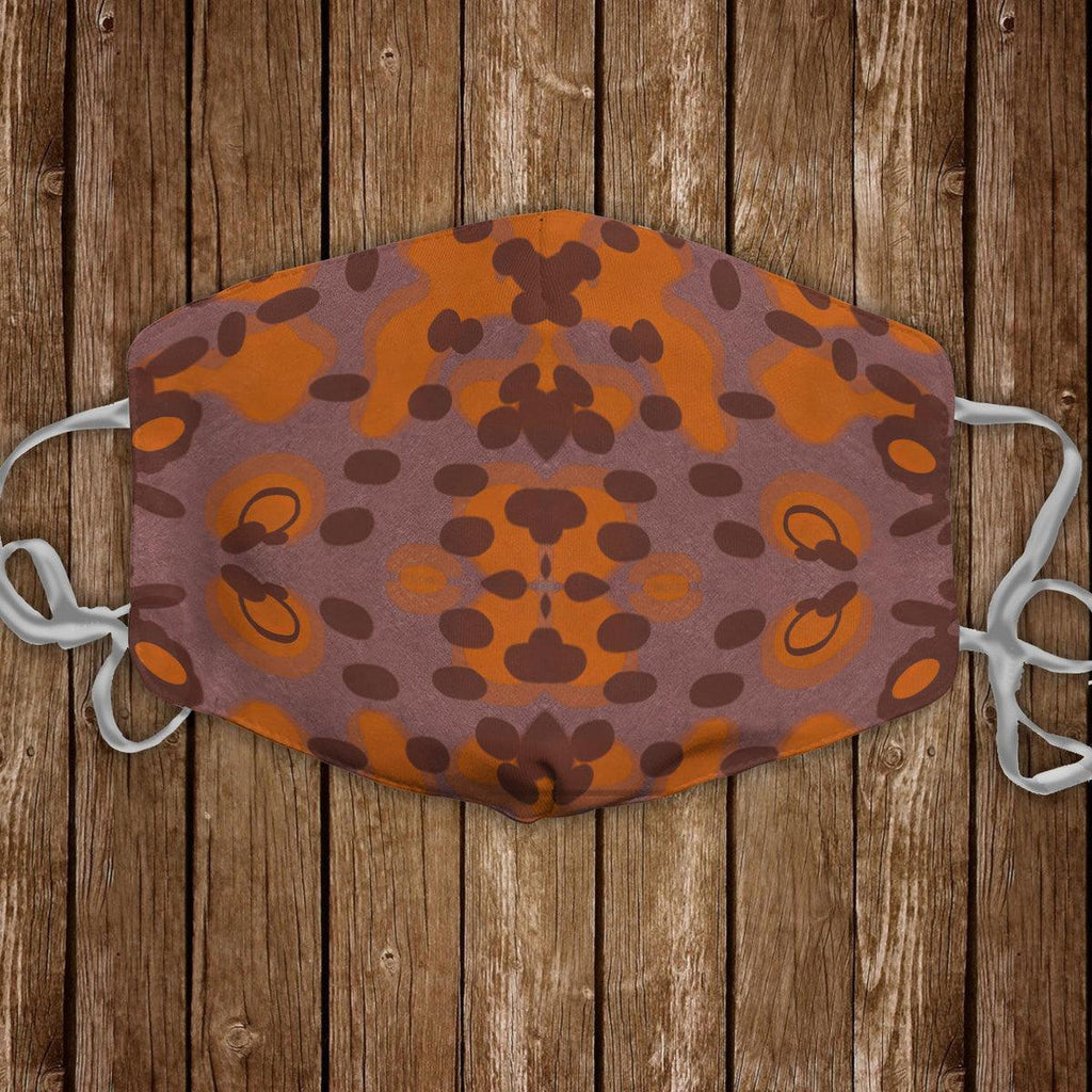 German WWII Plane Tree (Platanenmuster) Autumn Camo Face Mask - CustomsPig