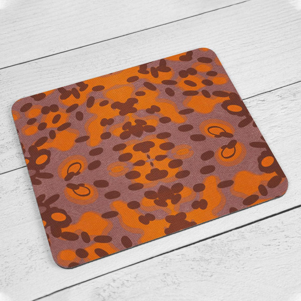 German (WWII) Plane Tree (Platanenmuster) Autumn Camo MousePad - CustomsPig