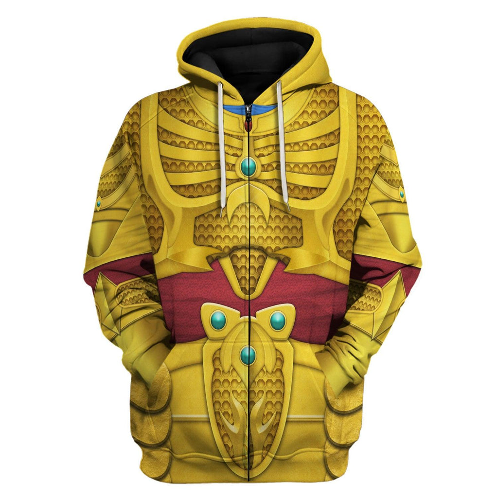 Goldar Mighty Morphin Hoodies Sweatshirt T-shirt Hawaiian Tracksuit -  CustomsPig.com