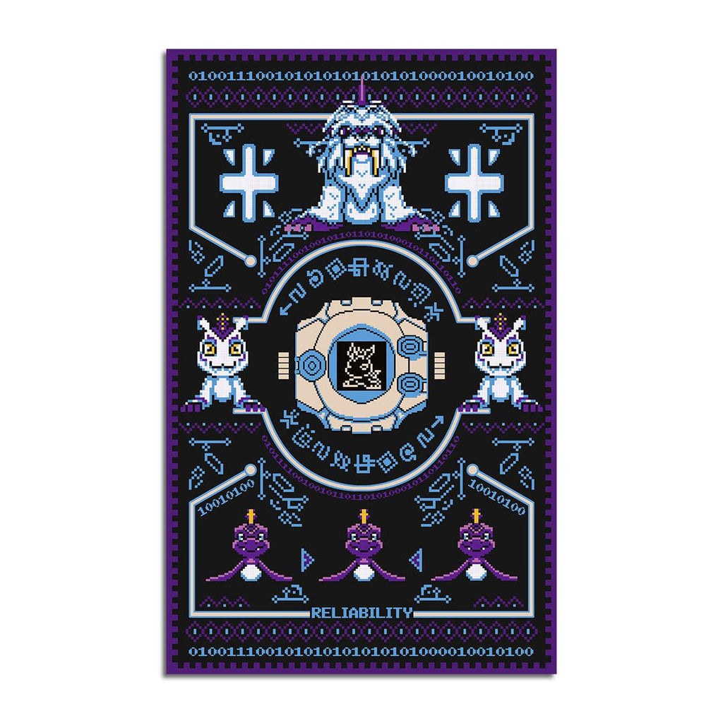 Gomamon Digimon Rug - Ikkakumon Crest of Reliability - DucG