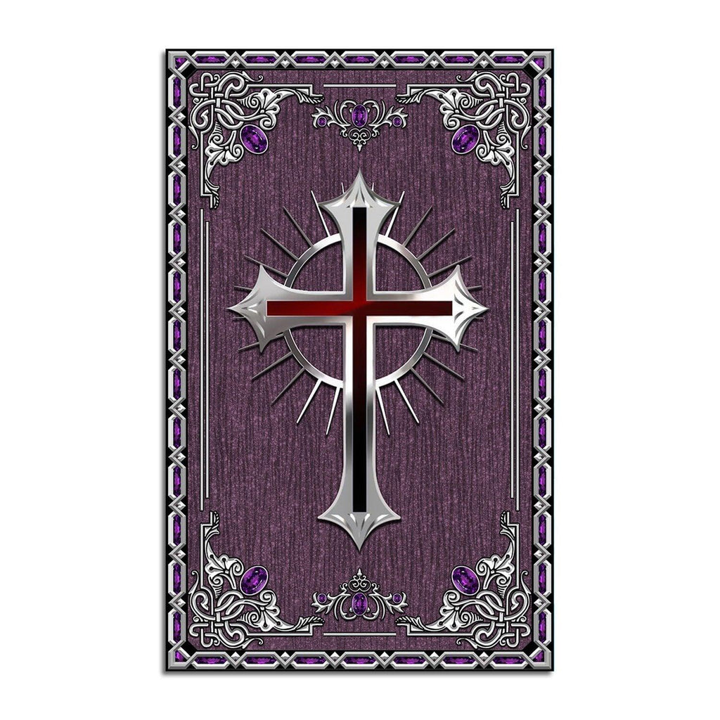 Gothic Cross Rug - CustomsPig