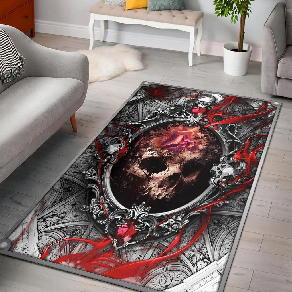 Gothic Skull Rug - CustomsPig