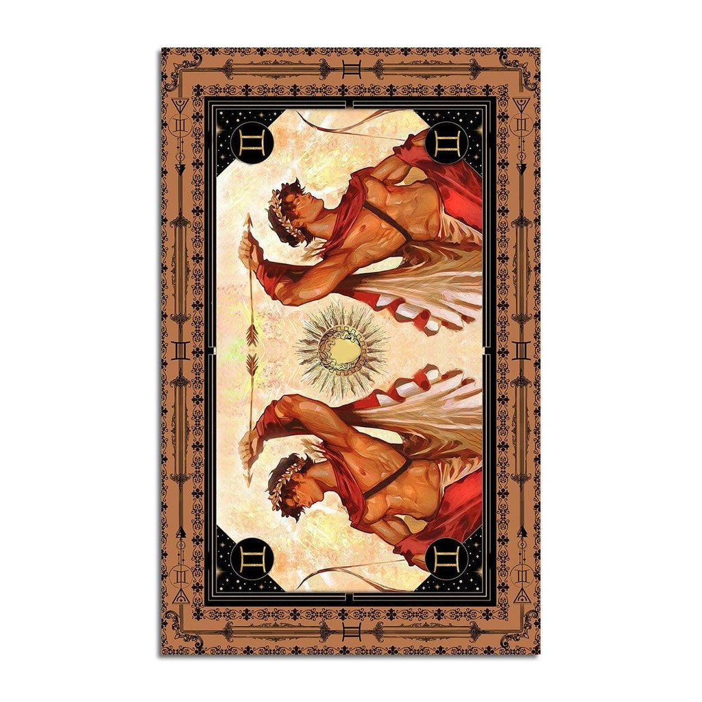 Greek Mythology Apollo Gemini Zodiac Rug - CustomsPig