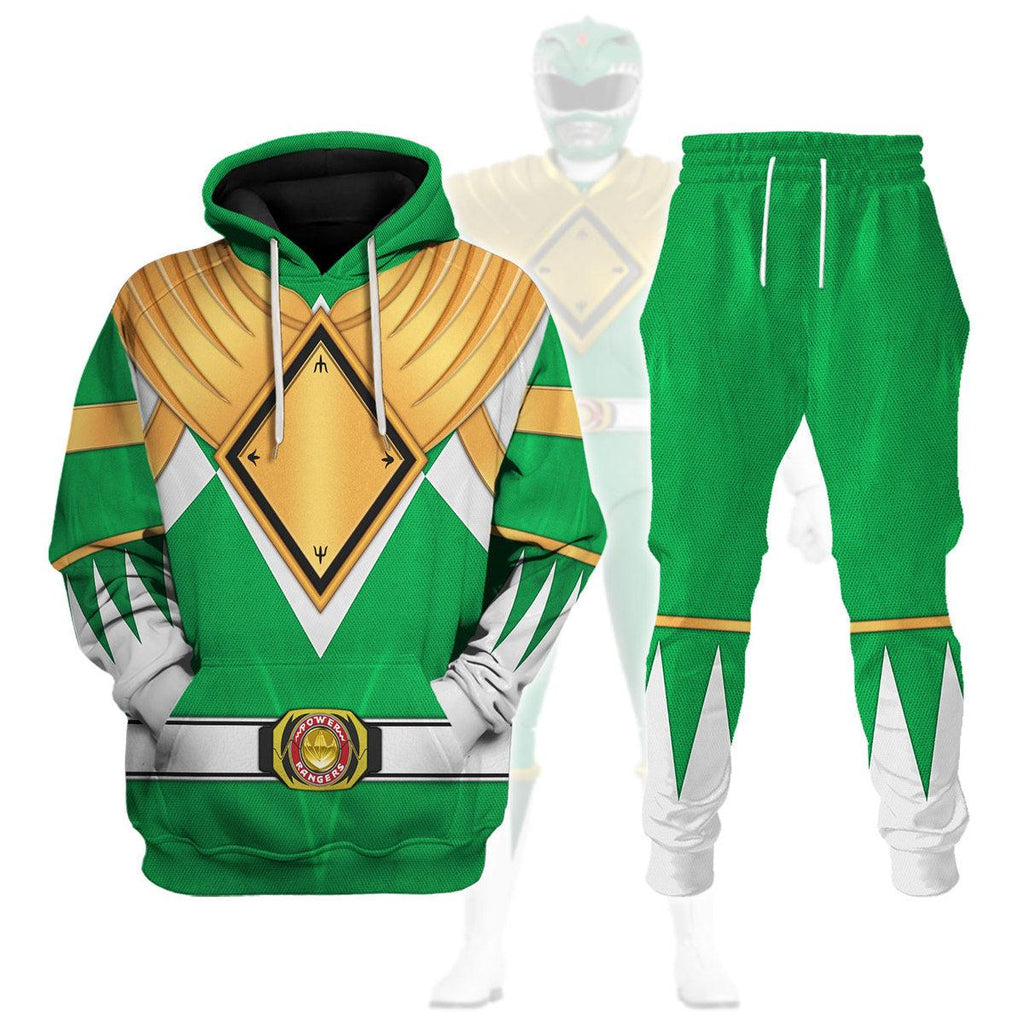 Green Ranger Dragon Shield Hoodies Sweatshirt T-shirt Hawaiian 1076 - CustomsPig.com