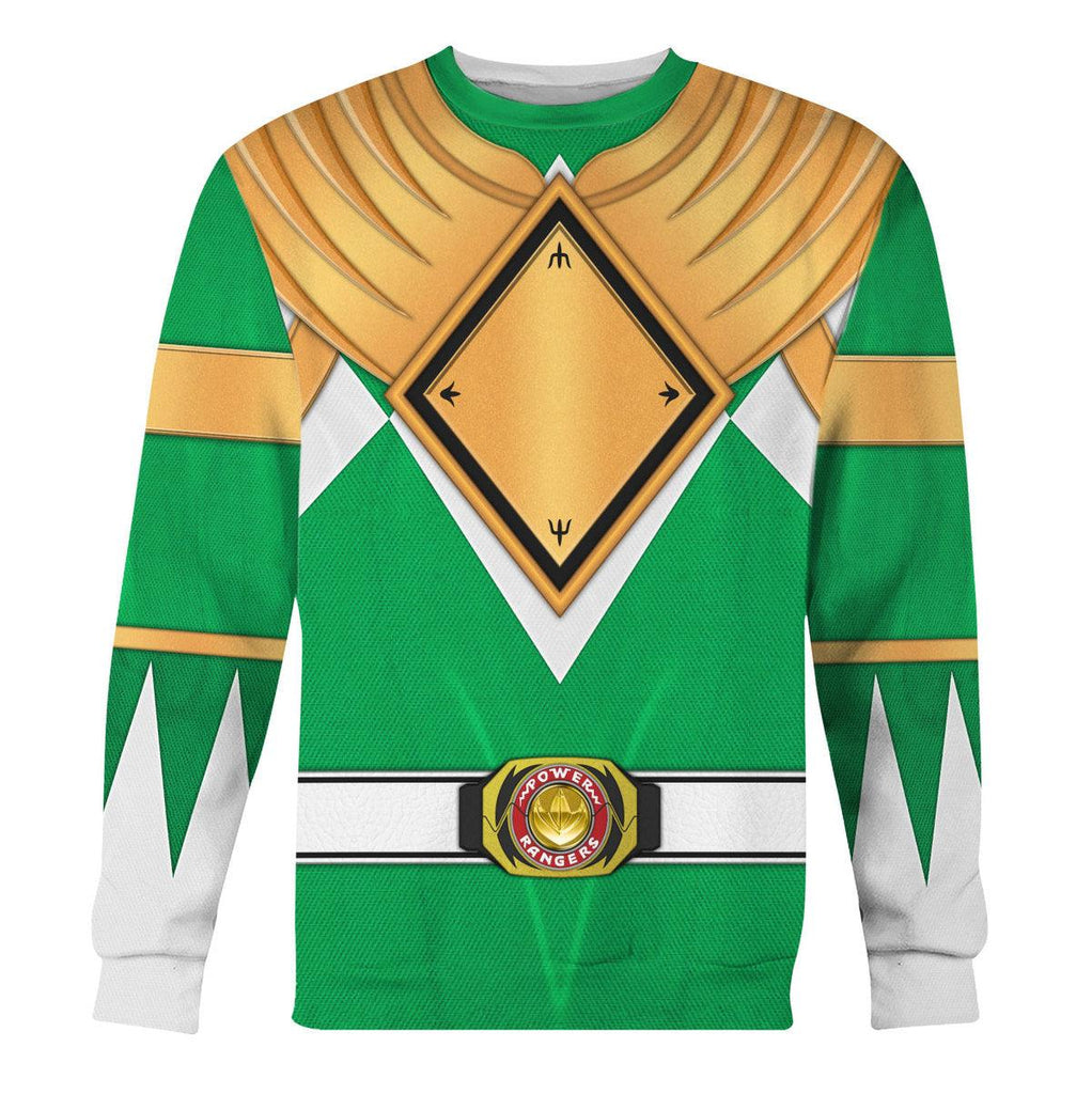 Green Ranger Dragon Shield Hoodies Sweatshirt T-shirt Hawaiian 1076 - CustomsPig.com