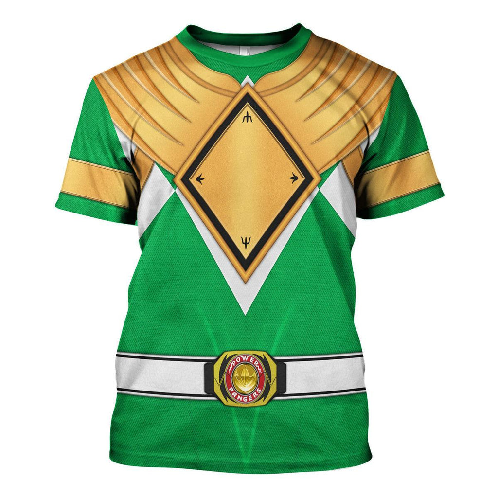 Green Ranger Dragon Shield Hoodies Sweatshirt T-shirt Hawaiian 1076 - CustomsPig.com