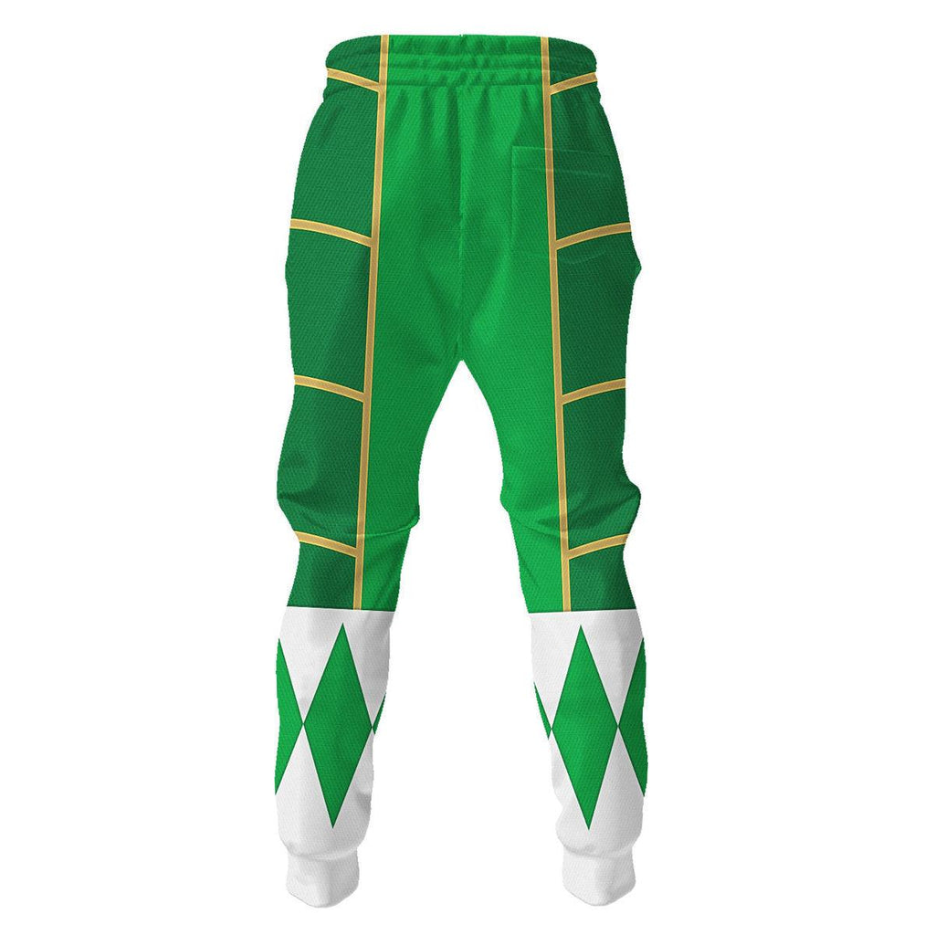 Green Ranger Dragon Shield Mighty Morphin Cosplay Hoodies Sweatshirt T-shirt Hawaiian - CustomsPig.com