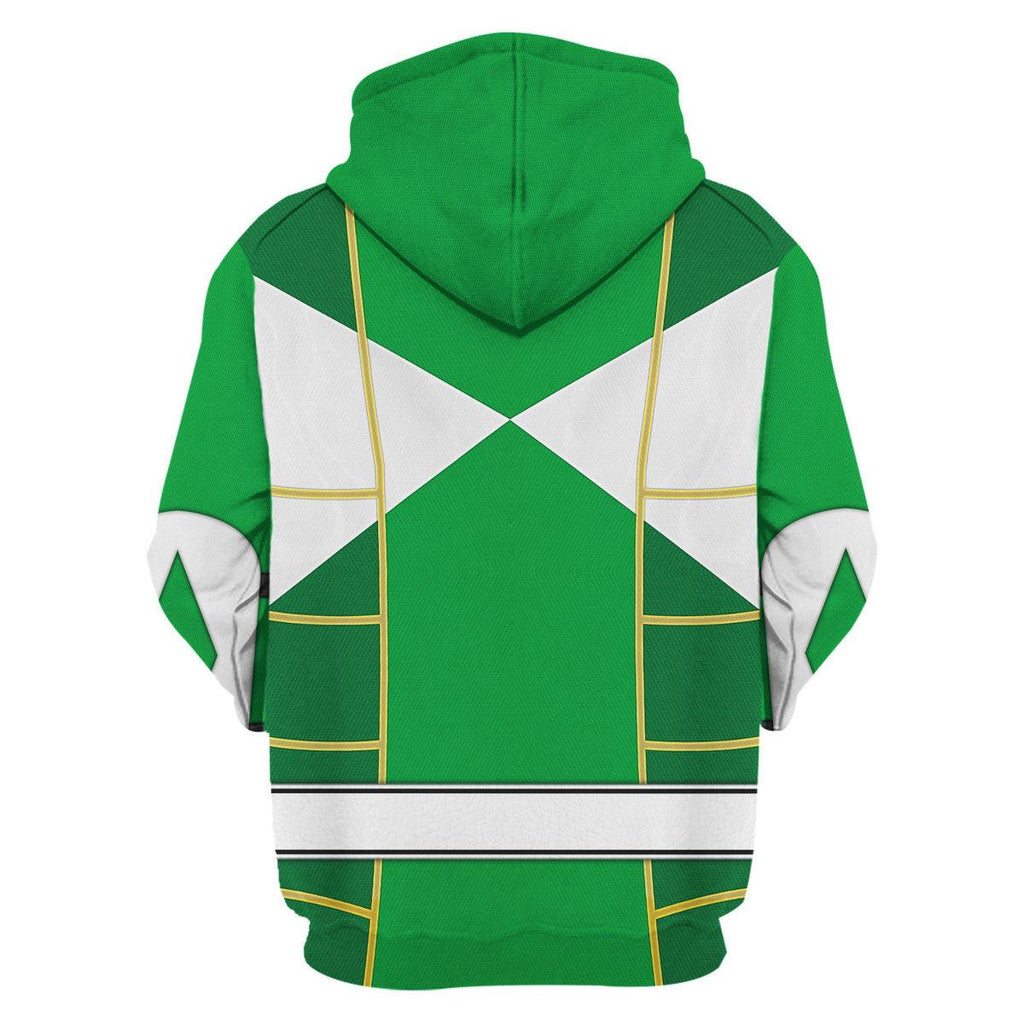 Green Ranger Mighty Morphin Cosplay Hoodies Sweatshirt T-shirt Hawaiian - CustomsPig.com