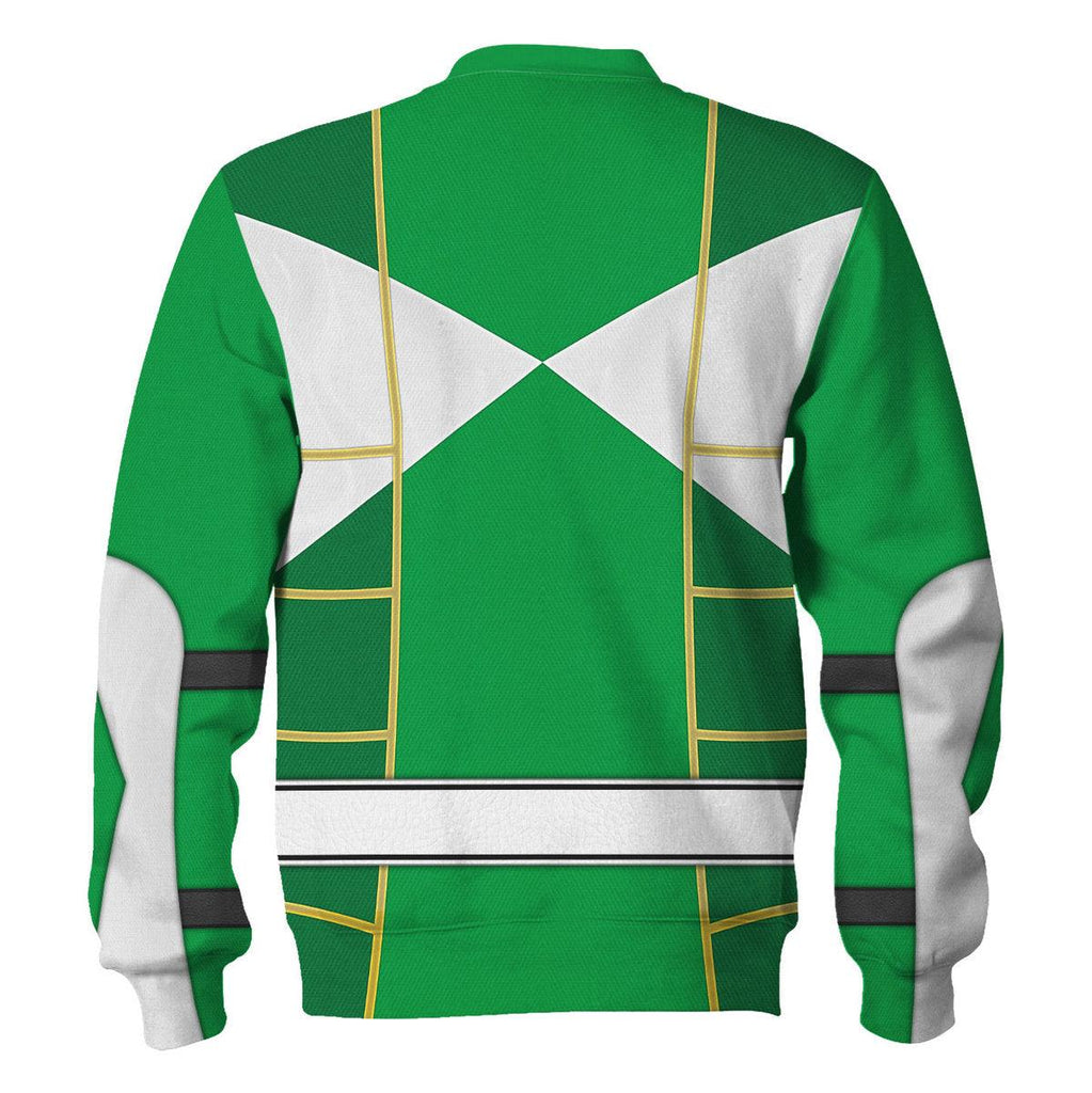 Green Ranger Mighty Morphin Cosplay Hoodies Sweatshirt T-shirt Hawaiian - CustomsPig.com