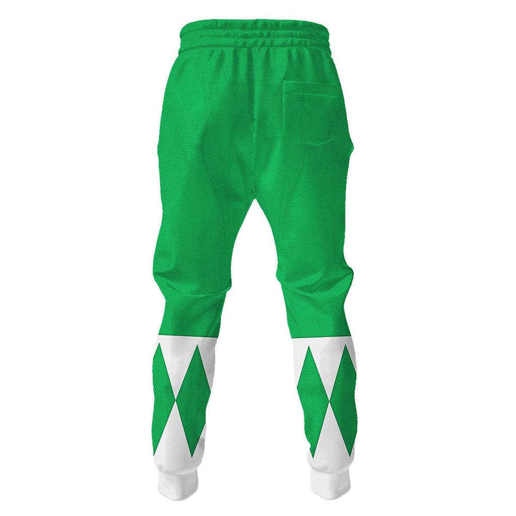 Green Ranger Mighty Morphin Hoodies Sweatshirt T-shirt Hawaiian Tracksuit - CustomsPig.com