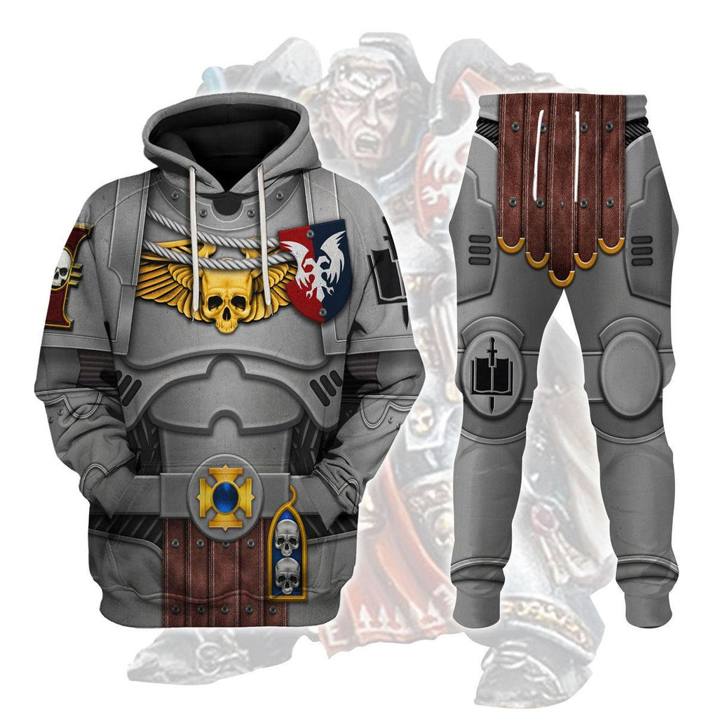 Grey Knights Captain T-shirt Hoodie Sweatpants Cosplay -  CustomsPig