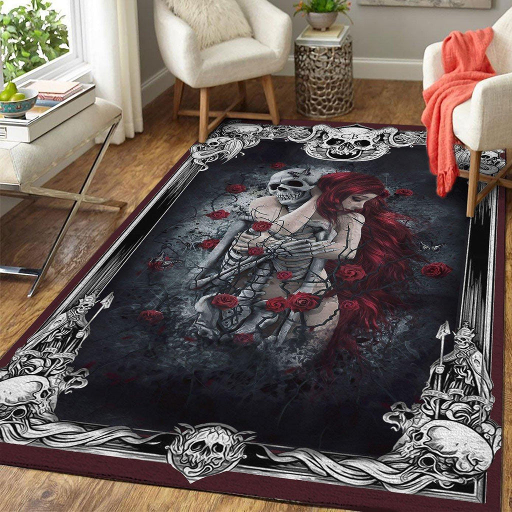 Hated By Many Loved By Plenty Heart Rug - CustomsPig