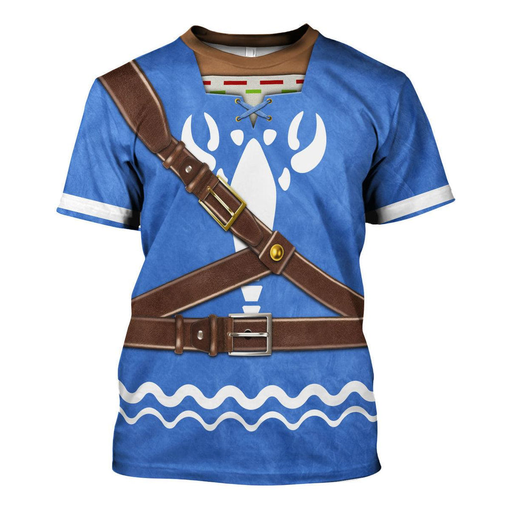 Hero's Clothes - Wind Waker Attire Shield Unisex Hoodie Sweatshirt T-shirt Sweatpants Cosplay - CustomsPig.com