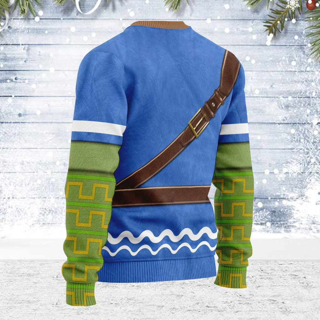 Heros Clothes Wind Waker Themed Costume Unisex Christmas Wool Sweater - CustomsPig.com