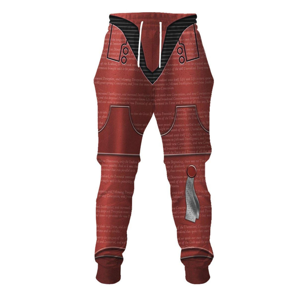 Horus Heresy-era Word Bearers Colour Scheme T-shirt Hoodie Sweatpants Cosplay - CustomsPig