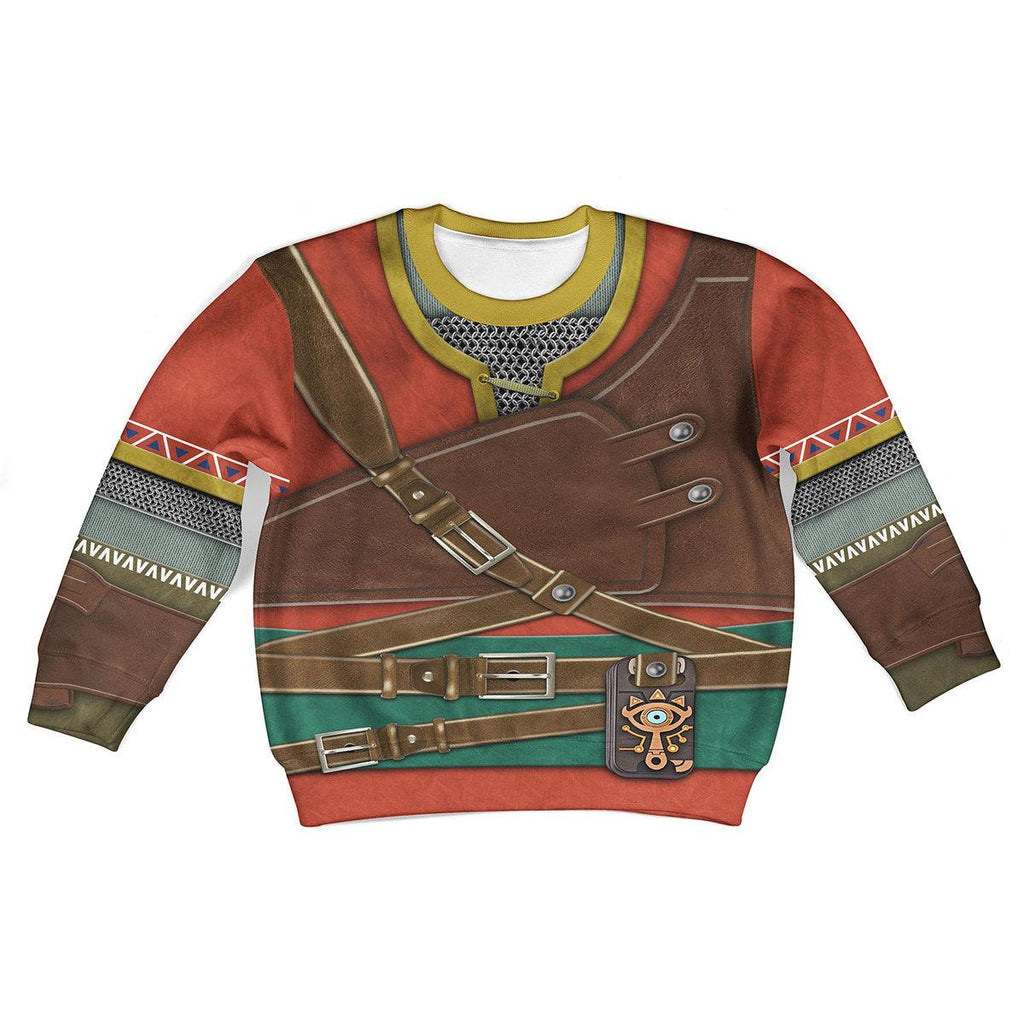 Hylian Armor Kid Tops Hoodie Sweatshirt T-Shirt - CustomsPig.com