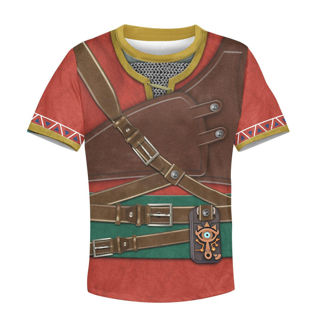 Hylian Armor Kid Tops Hoodie Sweatshirt T-Shirt - CustomsPig.com