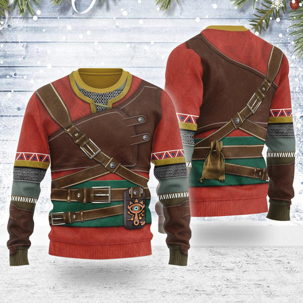 Hylian Armor Themed Costume Unisex Christmas Wool Sweater - CustomsPig.com