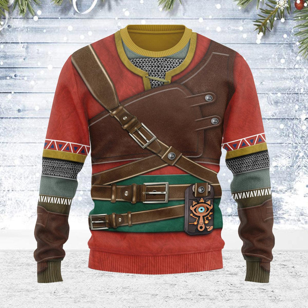 Hylian Armor Themed Costume Unisex Christmas Wool Sweater - CustomsPig.com