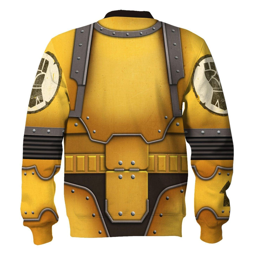 Imperial Fists in Mark III Power Armor T-shirt Hoodie Sweatpants Cosplay - CustomsPig