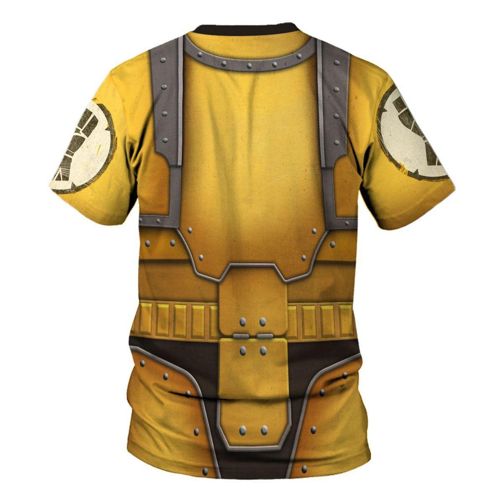 Imperial Fists in Mark III Power Armor T-shirt Hoodie Sweatpants Cosplay - CustomsPig