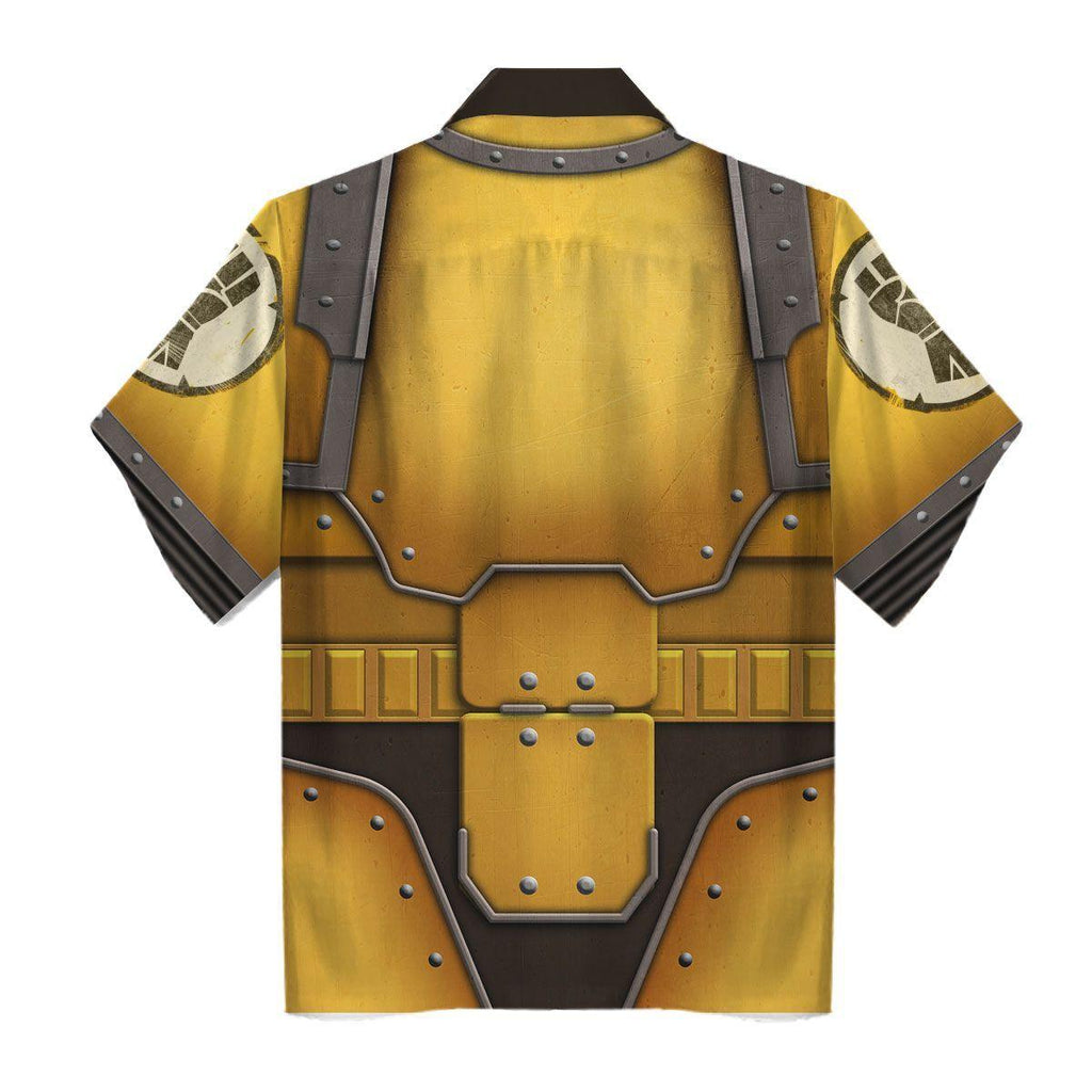 Imperial Fists in Mark III Power Armor T-shirt Hoodie Sweatpants Cosplay - CustomsPig