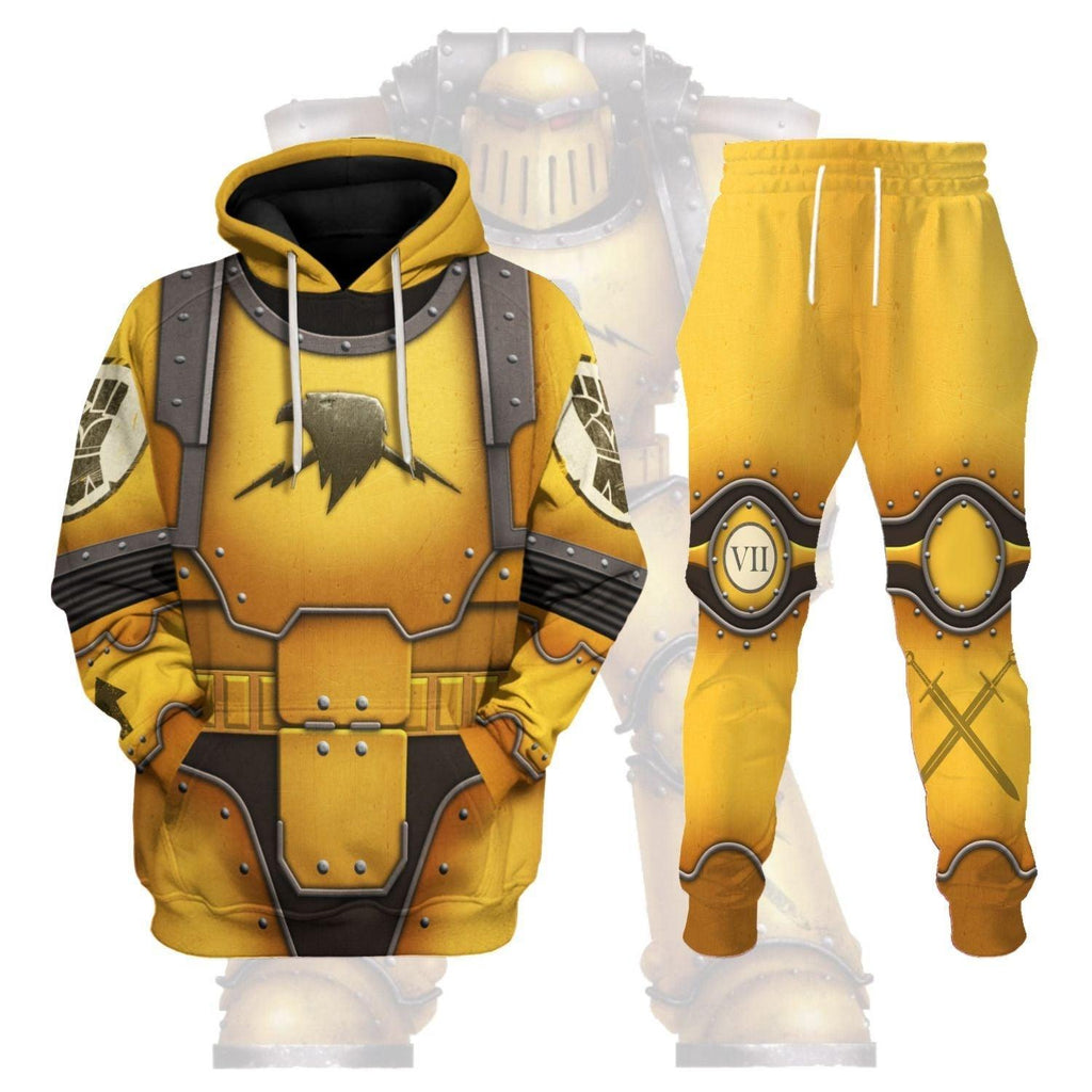 Imperial Fists in Mark III Power Armor T-shirt Hoodie Sweatpants Cosplay - CustomsPig