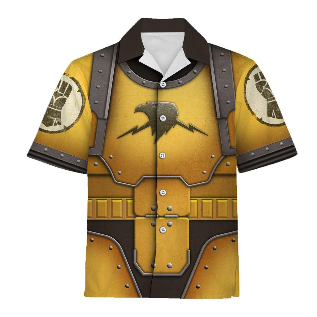 Imperial Fists in Mark III Power Armor T-shirt Hoodie Sweatpants Cosplay - CustomsPig