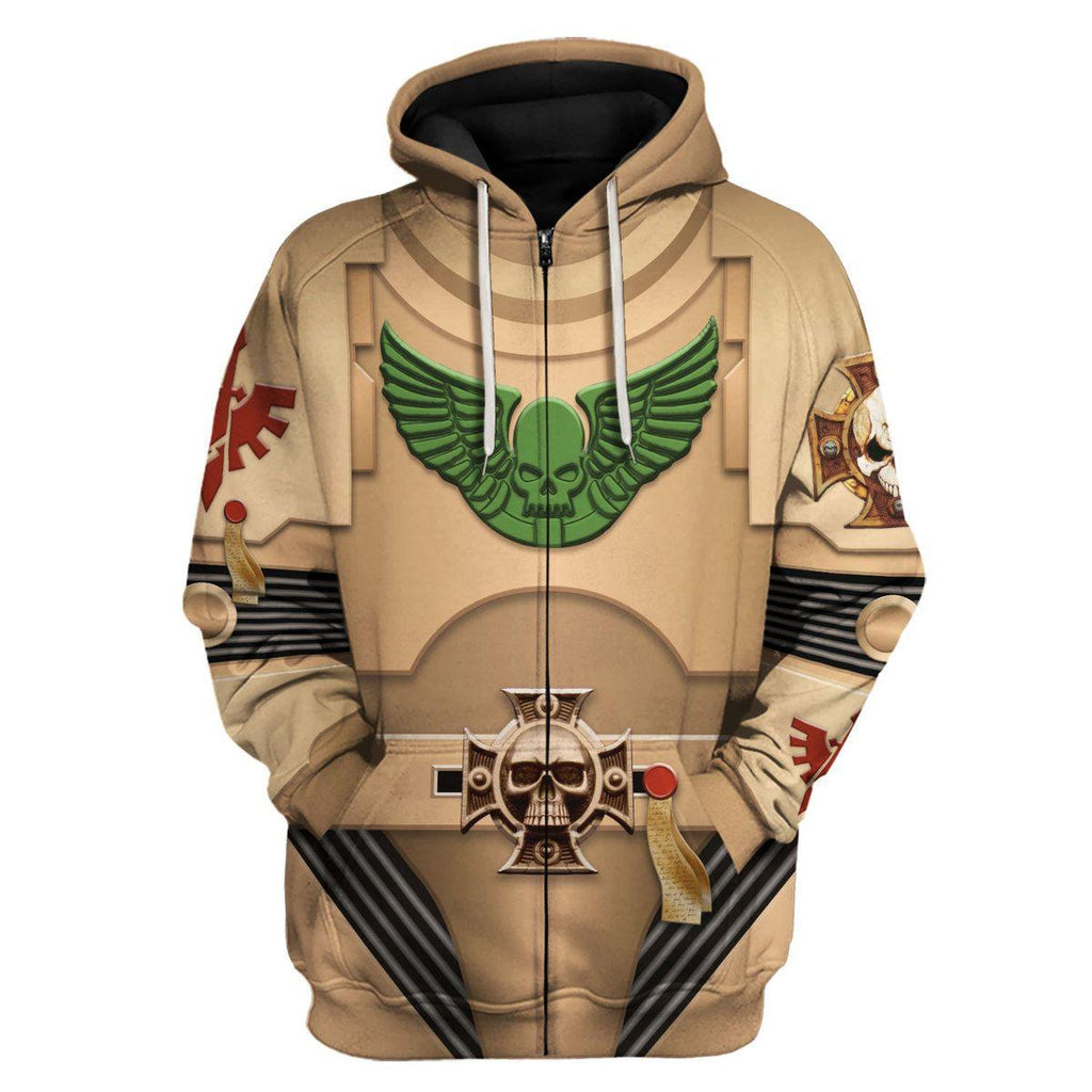 Indomitus Pattern Terminator Armor Dark Angels T-shirt Hoodie Sweatpants Cosplay - CustomsPig