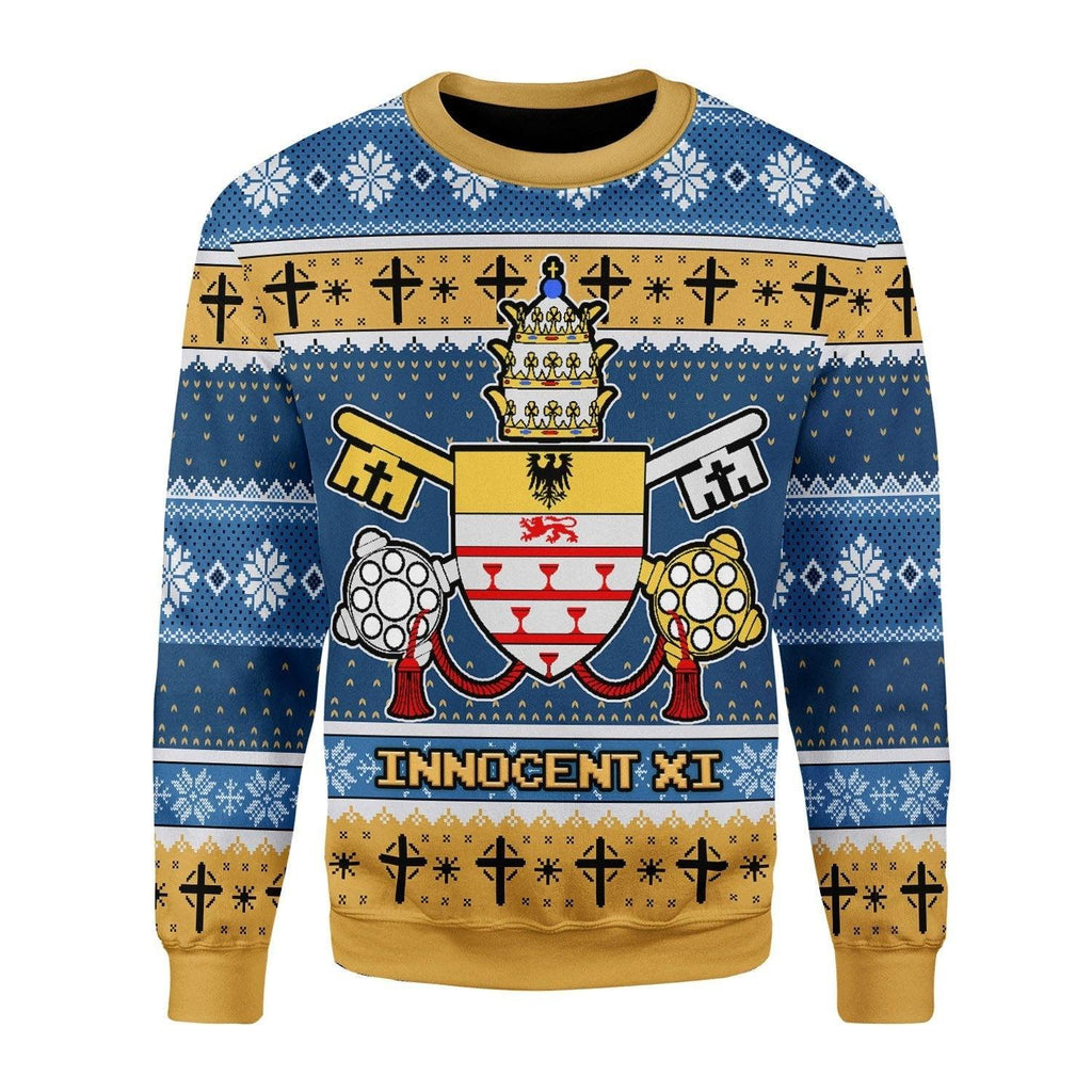 Innocent XI Coat Of Arms Christmas Sweater - CustomsPig