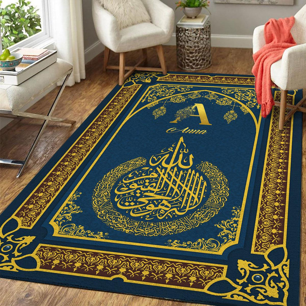 Islam Custom Name Prayer Rug - CustomsPig