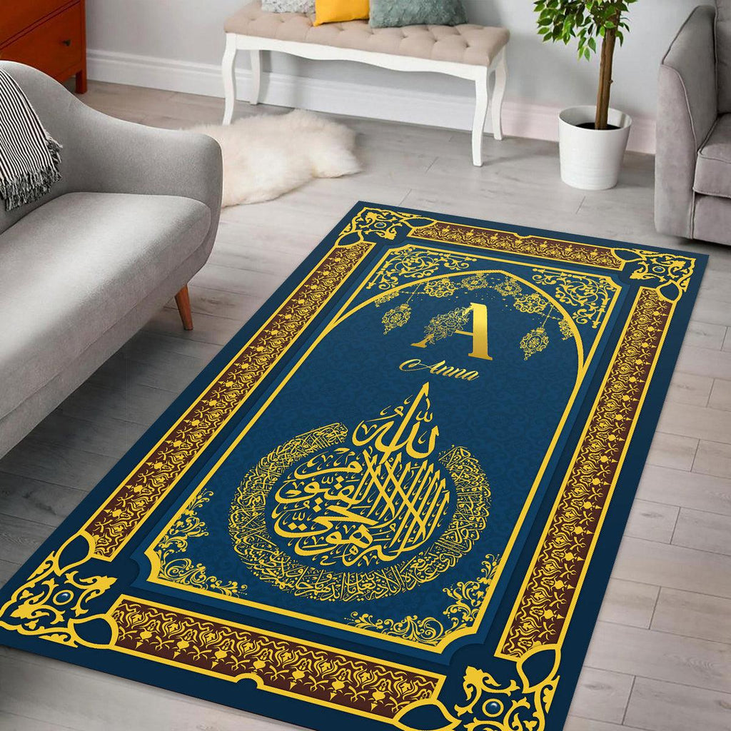 Islam Custom Name Prayer Rug - CustomsPig