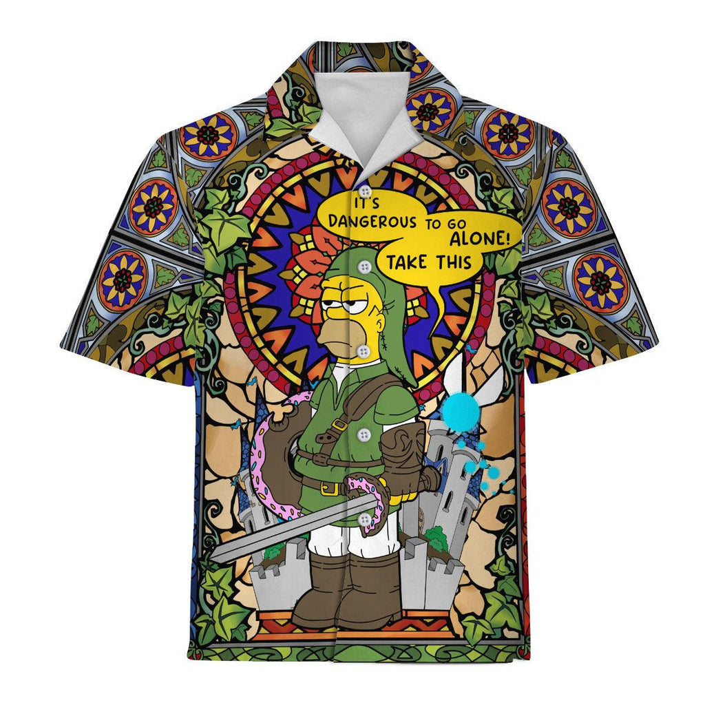 It's dangerous to go alone! Take this Hawaiian Shirt - CustomsPig.com